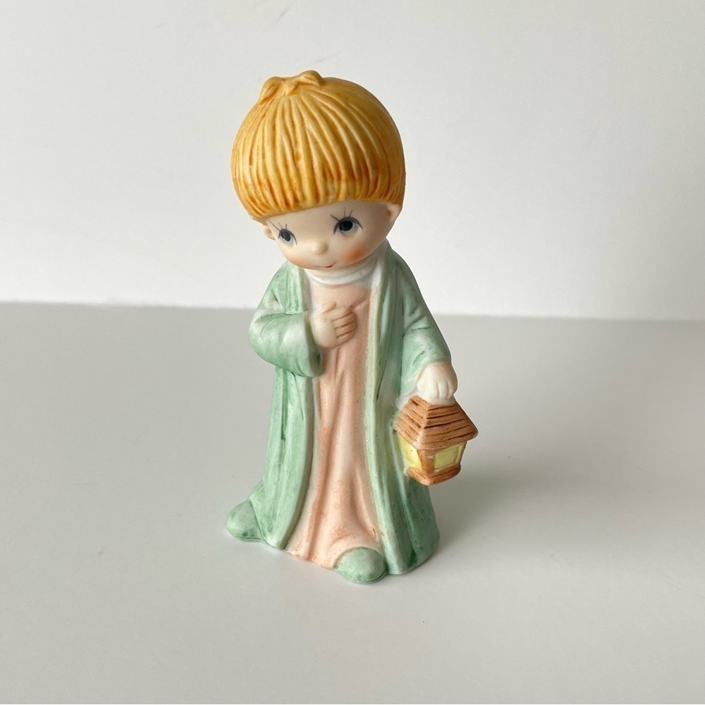 Vintage Frankel Porcelain Nativity Set Scene 7 Pieces - Picture 15 of 16